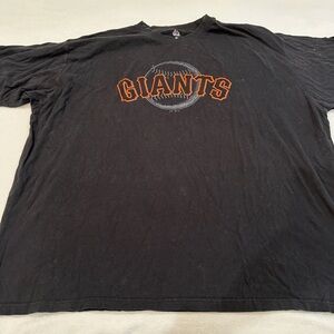 Majestic San Francisco Giants Baseball Black Tee